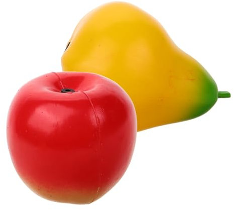 GREENADSCAPE 2st Obstsandkasten Frühes Maraca-ei Handschlag-eierschüttler Montessori-spielzeug Jingles Handglocke Percussion-frucht-maracas Obst-handshaker Gitarren-sandshaker Plastik