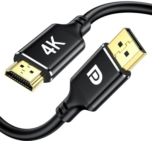 4K DisplayPort auf HDMI Kabel 1M unidirektionales DisplayPort-Computer zu HDMI-Monitor, DP 1.2 zu HDMI 1.4 kompatibel mit HP ThinkPad AMD NVIDIA Desktop