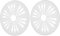 Housoutil 2pièces Bouchon De Machine à Laver Rondelle De Protection Plastique Couvercle Essorage Blanc Pièce De Repassage Pour Vêtements Compatible Avec Lave-linge Automatique