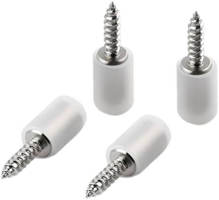 MAGICLULU 4piezas Tornillos Autorroscantes Inoxidable Resistentes Oxidación Clips Soporte Estanterías Tornillos Armarios Cocina Fácil Penetrar