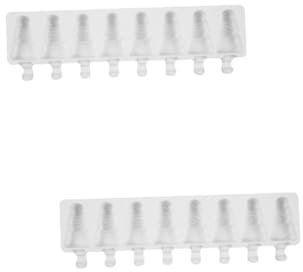 2 Piezas molde de paletas ice cream mold molde de helado molde de pastel de árbol de navidad bebé moldes molde para hacer helado molde sencillo para paletas gel de sílice Ciieeo