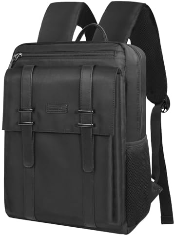 Dobaly Mochila Impermeable Mujer para Portátil 15.6 pulgadas - mochila de día para hombre, color tipo Casual para Viajes, Ciclismo, Escuela Uni, Negro