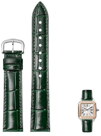 yeziu Uhrenarmbänder Aus Echtem Leder Für Cartier Tank Santos Uhrenarmband Mit Dornschließe