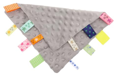 Beaupretty Sanftes Beruhigungshandtuch aus Weichem Frottee für Neugeborene mit Saugfähigem Material und Beißfunktion zum Einschlafen und Kuscheln