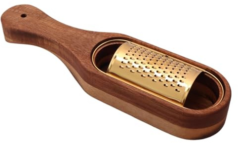 Generico Grattugia per Formaggio | Grattugia Manuale Formaggio con Manico e Contenitore - Accessorio Cucina in Acciaio Inossidabile con Contenitore per Limone Patate Cioccolato Casa Ristorante