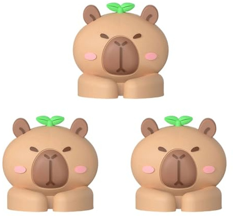 3Pcs Animal PVC Cord Holder Clip Desktop Cable Management Clip Adhesive Cables Wire Organiser Holder for Tabletop Wall Cable Clips