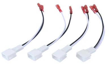 Gurtt Set of 4 Car Speaker Wire Adapter Connector 72-8104 Harness Compatible with Toyota 1987-2013