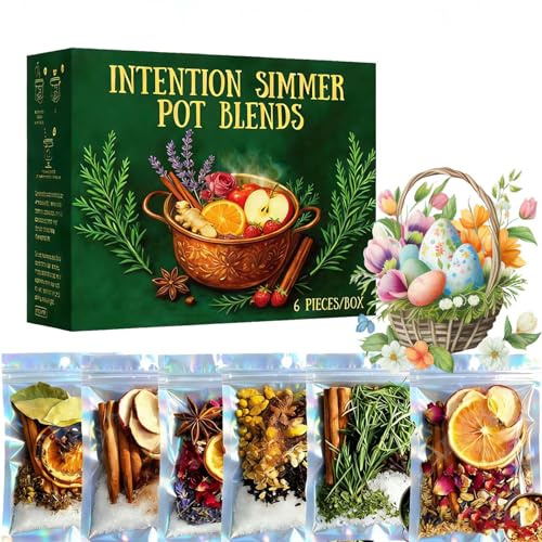 Intention Simmer Pot Blends,Home Energy Simmering Potpourri Mix,with Varieties All-Natural Spices for Manifestation and Energy Cleansing,Unique Mindfulnes & Spiritual Gift Idea (All)