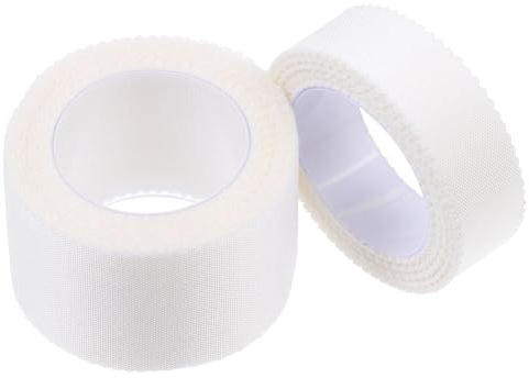 NOLITOY Sawtooth Breathable Medical Adhesive Tape 1.25Cm 2.5Cm X 5M 2Pcs Hypoallergenic Wound Dressing Tape for Sensitive Skin for and Sports Use