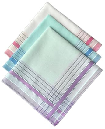 Ksikdeg näsduk rutig näsduk 43 x 43 cm stor bandana högabsorberande fickhandduk svettabsorberande näsduk storpack, E, one size