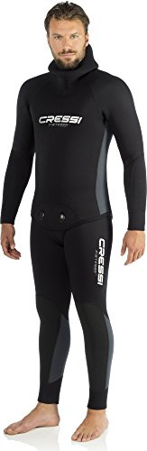Cressi Herren Nasstauchanzug Fisterra 5mm, Schwarz, M/3, LK489003