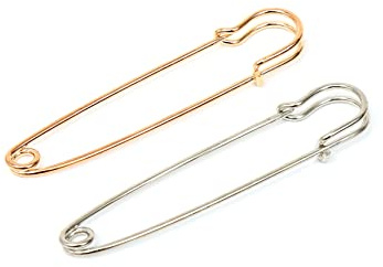 ZADAWERK® Säkerhetsnål - Extra Large - Guld & Silver - 20 stycken - Tillbehör för kläder och hantverksprojekt