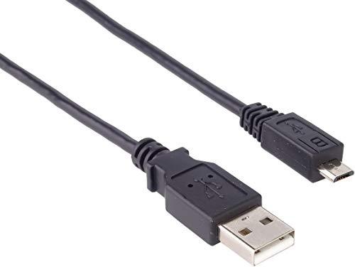 PremiumCord Câble de Connexion USB - Micro USB 1,5 m, Type A Mâle vers Type Micro B Mâle, Câble de Données Haut Débit 480 Mbit/s, 5 Broches, 2x Blindé, AWG28, Couleur Noir, 1,5 m