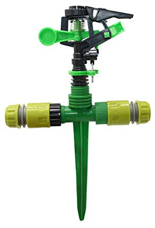 hdfj12142 Irrigatore da Giardino, Strumenti potenti Lo spruzzatore da Giardino è Adatto per l'irrigazione del Campo vegetale del Fiore della pianta del Prato Inglese-Giallo