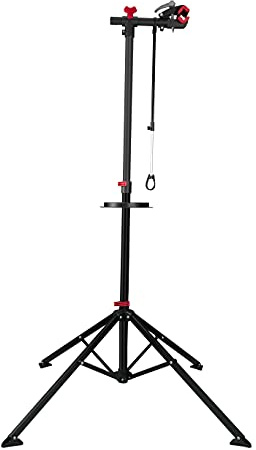 UNISKY Bike Repair Stand for Maintenance Height Adjustable Rack with Quick Release Bicycle Mechanics Maintenance Workstand