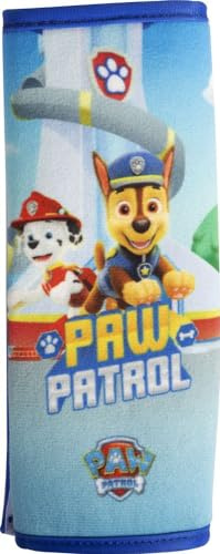 TataWay in viaggio si cresce - Paw Patrol Kinder Gurtschutz | Weiches & Strapazierfähiges Material | Klettverschluss | Handwaschbar bei 30°C, Blau