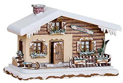 Hubrig Wiki Winterhaus Skihütte, 16cm
