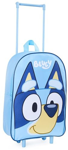 BlueY Koffer Kinder, Faltbarer Trolley Handgepäck Leicht 39 x 27 cm 10.5 Liter, 2 Rollen & Ausziehbarem Griff
