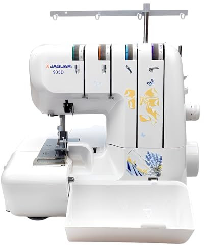 Jaguar 935D Serger Overlock Nähmaschine inkl. umfangreichem Zubehörpaket