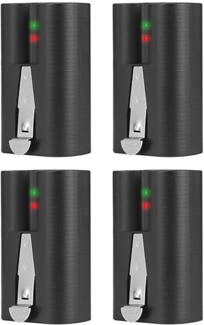 4Pack Replacement for Ring Battery Compatible with Ring-Doorbell-Camera 2/3/4/3plus, Stick Up Cam Battery (2nd and 3rd Gen), Also for Spotlight Cam and Peephole Cam, Rechargeable 3.65V 6040mAh Battery