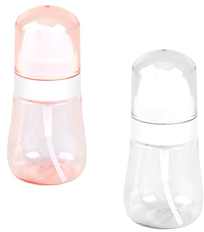 Luckious 2 PCS Small Spray Bottles, Ming Refillable Portable Lotion Sprayer, Fine Mist Travel Spray Bottle for Perfume Cosmetics and Liquids (50ml)