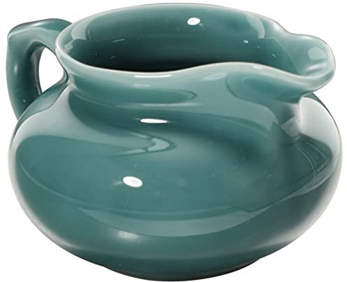 VOSAREA Saucière en Céramique Verte Robuste de 180 Ml pour Service Individuel, Style Moderne, pour Fête de Pendaison de Crémaillère