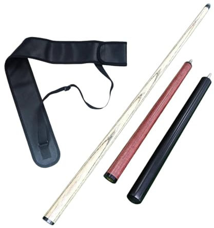 Dickly Billard-Pool-Queue, Billardstock, modisch handgefertigt, leicht, Snooker-Queue, mit Aufbewahrungstasche für Enthusiasten, Training, Schwarz