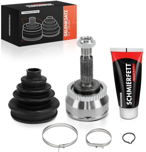 Frankberg Jeu de Joints Arbre de Transmission Avant Gauche et Droite Compatible avec S40 I 644 1.9L 2.0L 1995-2003 V40 Break 645 1.9L 2.0L 1995-2004 Remplacer# 30819291