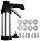 Pistola Para Galletas De Acero Inoxidable, Pistola Para Hacer Galletas De Mantequilla, Jeringa Pastelera Acero, Prensa De Masas Galletas Para Entusiastas De La Cocina Casera Y Aperitivos
