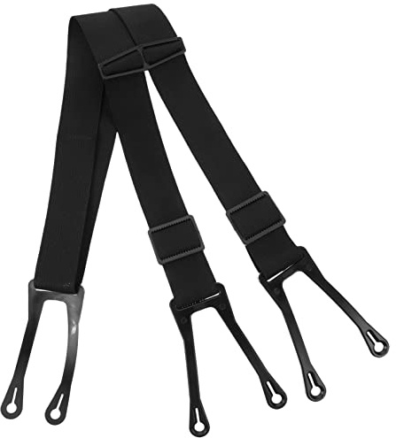 WESIEVYA Bretelles Élastiques Ceinture De Hockey Sur Glace, Protection Sportive Légère, Matière Résistante, Junior, Usage Entraînement Et Match, Taille Ajustable, Couleur Noire