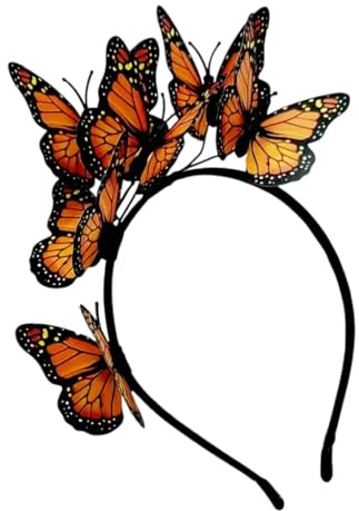 Elegant Butterfly Hair Accessory Headband Unique Butterfly Clip for Women and Girls Halloween Cosplay Wedding Stylish Decoration