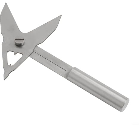 Multi Functional Centre Locator, Center Finder Tool, Milling Machine Center Finder Tool Centering Device Edge Finder for Round Pipe Divider with Measuring Claws 10-120mm Diameter Range (Leveler)