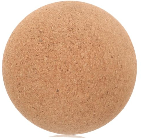 Korkball Kleiner Massageball für Yoga und Fitness Anwendungen | Füße und Beine, zur Lockerung von Spannungen und Druckstellen, Kompakte Größe für Unterwegs