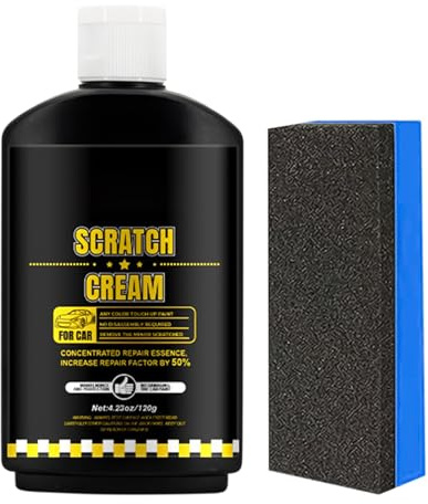 Reparación de arañazos de coche, 120 g de pasta brillante con – Auto barniz removedor de arañazos, para pintura de pulido Detailierung, restauración exterior