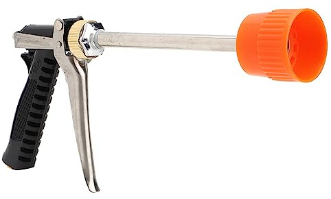 Eleage Pulvérisateur de Pesticides Haute Pression DN10 G3/8 avec Longue Tige pour L'arrosage du Jardin Agricole et le Lavage de Voiture, Alliage de Zinc, 30x15x5cm