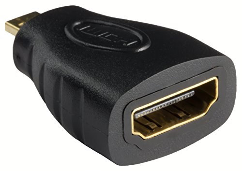 Mumbi - Adattatore Micro HDMI a HDMI Con Ethernet e Canale di Ritorno Audio - Qualità Certificata, Spinotto 19 Pollici