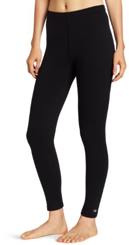 Duofold Women's Heavy Weight Double Layer Thermal Leggings, Black, Large