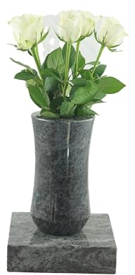 designgrab Grabvase Atria mit Granitsockel Orion