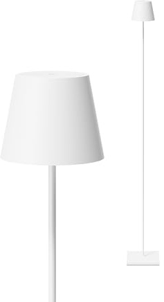 SIGOR Nuindie 1.0 LED Akku-Stehleuchte, schneeweiß | Dimmbar • Indoor & Outdoor • IP54 • 120 cm • Easy Connect • 12 h Leuchtdauer