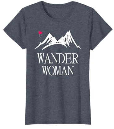 Damen Frauen Damen Wander Woman Hobby Geschenk Berge T-Shirt T-Shirt