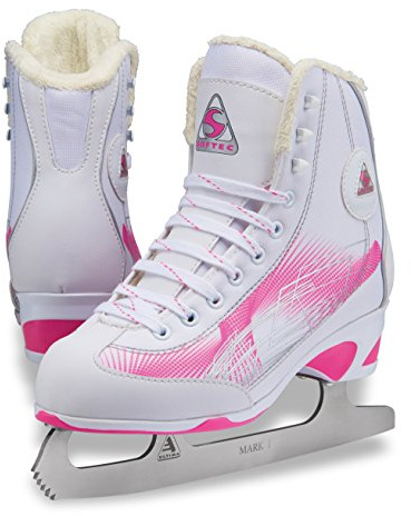 Jackson Ultima Rave RV2000 Women's Figure Skates White/Pink, Size: Adult 7