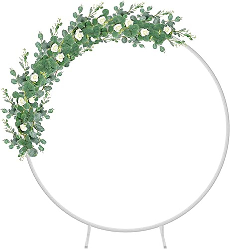 1.5M Metall Luftballon Bogen Kit,DIY Gebogene Bögen,Eisen Hochzeitsbogen,DIY Metall Runde Ballon Bogen Girlande,Runder Ring Ballonbogen Kit,Blumen Deko für Geburtstag Party,Weihnachten,Hochzeit
