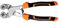 TILER Pinza per mosaico, pinza in vetro con due ruote in carburo di tungsteno, per vetro, ceramica, utensili da lavoro a mosaico, 200 mm, 8126A-O