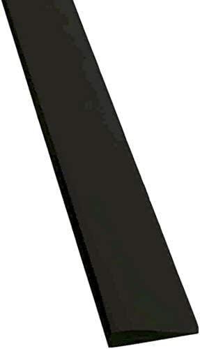 Roppe Transition Reducer Profile #45, Black 1/8 H X 9' L X 1.5 W