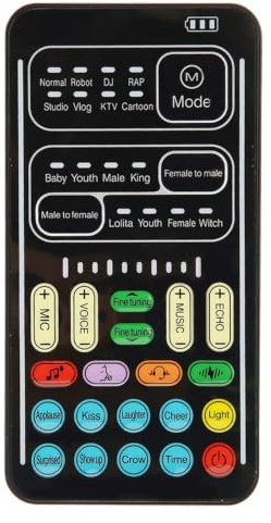 Sprachwechsler, 450 MAh 5 V -Soundwechsler, Telefon-Soundwechsler, Soundkarte für Handy-Computer (I9 Englische Ausgabe)