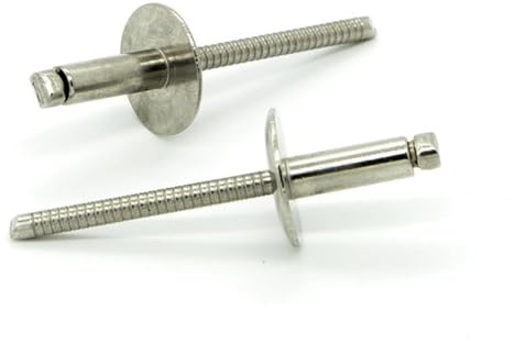 IERO - Rivetti a strappo IERO Inox A2/Inox A2 Testa Larga 14mm 4.8x25.0mm - Box da 250 pezzi