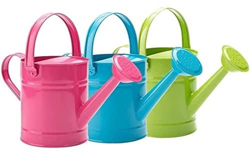 ZUMAHA Regadera Regadera de 3 Piezas, regaderas de Metal con asa y Mano de Rosa, diseño de Apertura Grande, fácil de Usar, Botella rociadora Prueba de Fugas