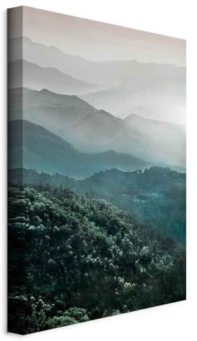 murando Acoustic Canvas Wall Art Mountain Landscape 40x60 cm, 1 Piece