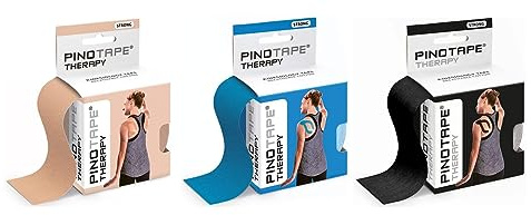 Pinotape Kinesiologie Tape Classic Colors 3 Rollen 5 cm x 5 m