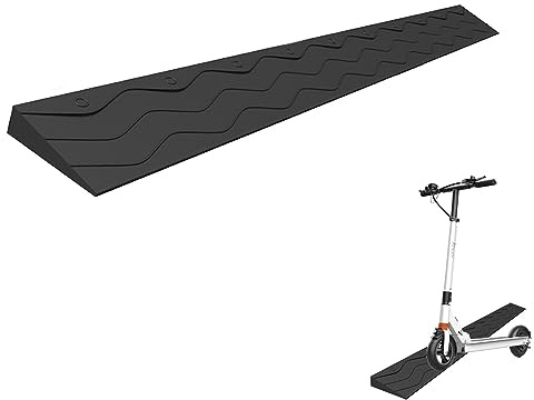 Rampe Rollstuhl Kostenlose Montage-Schwellenrampe, Rollstuhlrampe, Universelle rutschfeste Kehrtürschwelle, Treppen-Rollstuhl-Türschwelle (Size : 100x20x9cm(39.4x7.9x3.5in))